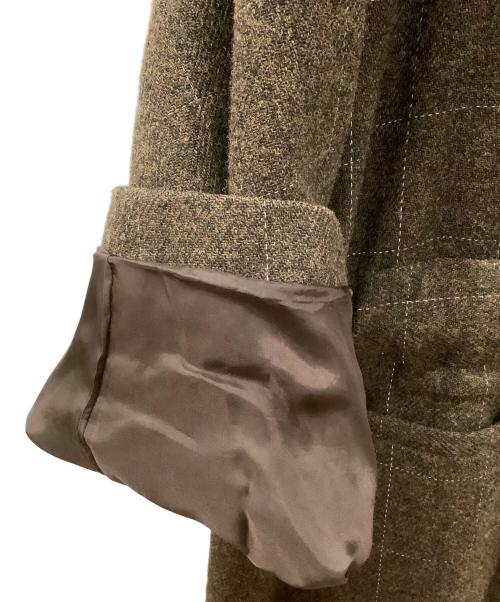 Dulcamara（ドゥルカマラ）Dulcamara (ドゥルカマラ) ジップフーデッドコート ブラウン サイズ:Sの古着・服飾アイテム