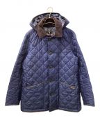 LAVENHAM×PAUL SMITHラベンハム×ポールスミス）の古着「フード付きキルティングジャケット」｜ブルー