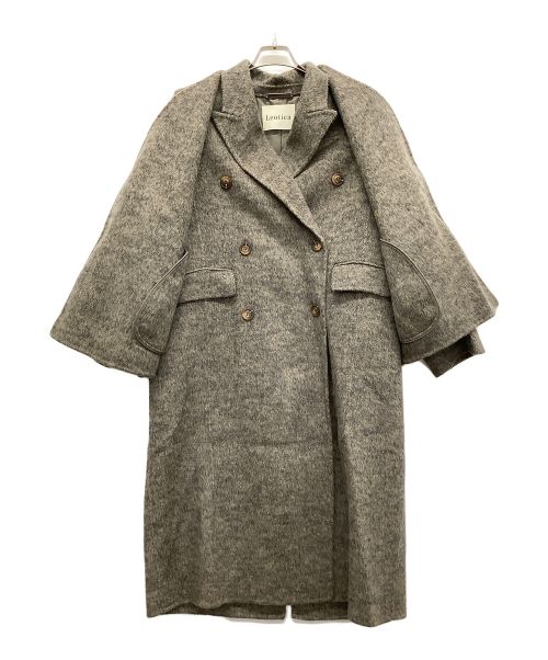 Leotica（レオティカ）Leotica (レオティカ) ベスト付きチェスターコート ブラウン サイズ:Fの古着・服飾アイテム