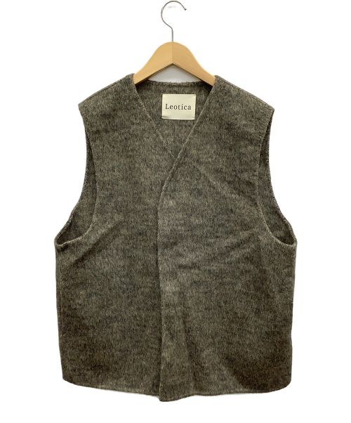 Leotica（レオティカ）Leotica (レオティカ) ベスト付きチェスターコート ブラウン サイズ:Fの古着・服飾アイテム