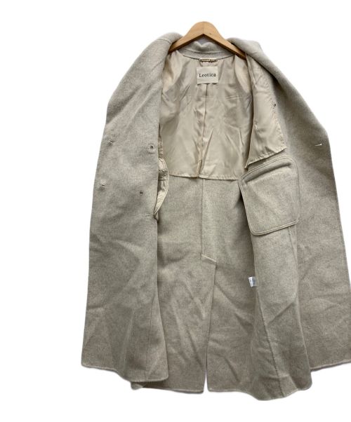 Leotica（レオティカ）Leotica (レオティカ) ベスト付きチェスターコート アイボリー サイズ:Fの古着・服飾アイテム