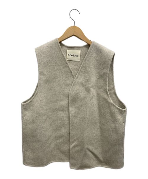 Leotica（レオティカ）Leotica (レオティカ) ベスト付きチェスターコート アイボリー サイズ:Fの古着・服飾アイテム