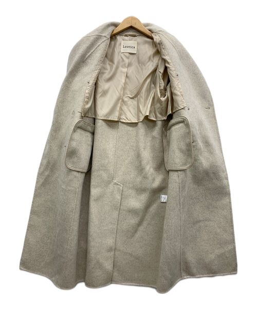 Leotica（レオティカ）Leotica (レオティカ) ベスト付きチェスターコート アイボリー サイズ:Fの古着・服飾アイテム