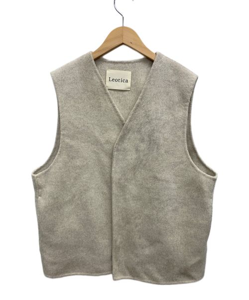 Leotica（レオティカ）Leotica (レオティカ) ベスト付きチェスターコート アイボリー サイズ:Fの古着・服飾アイテム