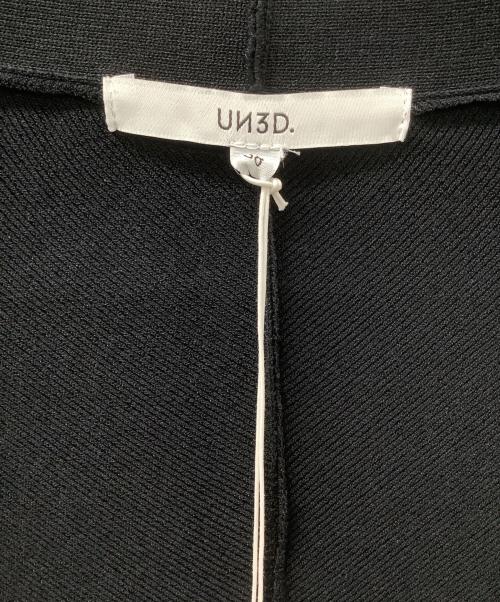 UN3D.（アンスリード）UN3D. (アンスリード) カーディガン ブラック サイズ:38 未使用品の古着・服飾アイテム