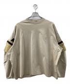 ALMOSTBLACK×D-VECオールモストブラック×ディーベック）の古着「S.R.G LONG TEE」｜ブラウン