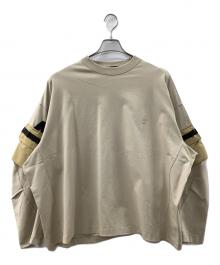 ALMOSTBLACK×D-VEC（オールモストブラック×ディーベック）の古着「S.R.G LONG TEE」｜ブラウン