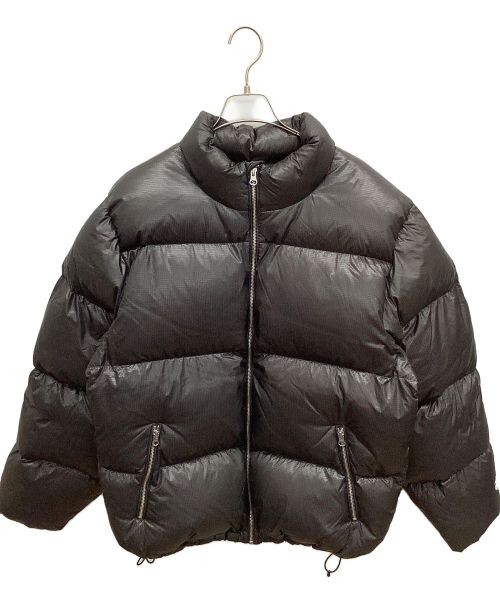 stussy（ステューシー）stussy (ステューシー) DOWN PUFFER PARACHUTE RIPSTOPダウンジャケット ブラック サイズ:Lの古着・服飾アイテム
