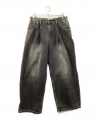 90909090）の古着「King Logo Vintage Like Denim」｜グレー