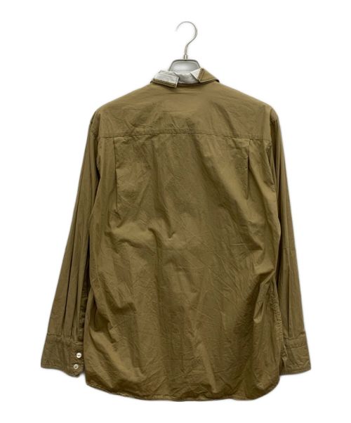 kolor/BEACON（カラービーコン）kolor/BEACON (カラービーコン) 襟デザイン長袖シャツ ベージュ サイズ:1の古着・服飾アイテム