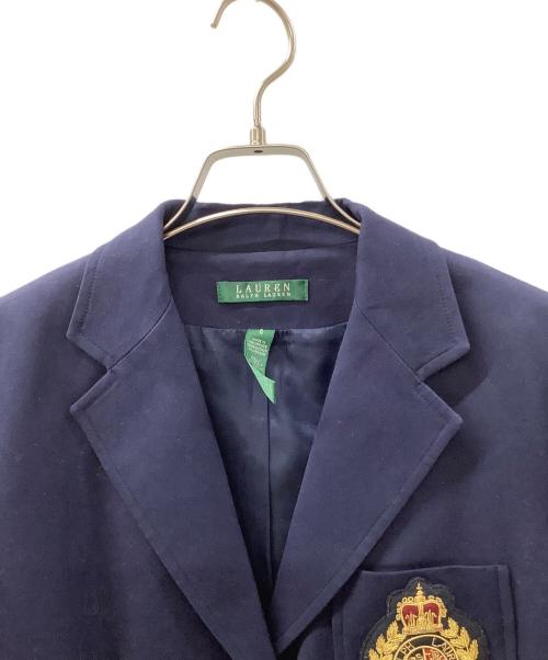 LAUREN RALPH LAUREN（ローレンラルフローレン）LAUREN RALPH LAUREN (ローレンラルフローレン) テーラードジャケット ネイビー サイズ:6の古着・服飾アイテム