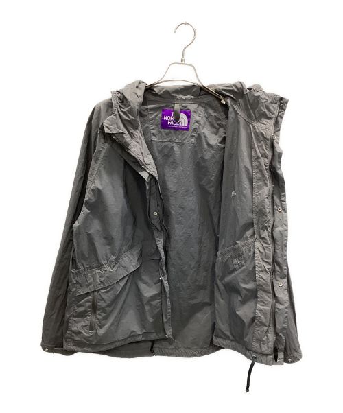 THE NORTHFACE PURPLELABEL（ザ・ノースフェイス パープルレーベル）THE NORTHFACE PURPLELABEL (ザ・ノースフェイス パープルレーベル) Germent Dye Mountain Wind Parka（ガーメントダイマウンテンウインドパーカー） グレー サイズ:XLの古着・服飾アイテム