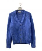 AMI Alexandre Mattiussiアミアレクサンドルマテュッシ）の古着「アルパカ混ニットカーディガン」｜ブルー
