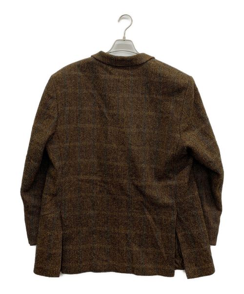 Harris Tweed（ハリスツイード）Harris Tweed (ハリスツイード) MARIO BARUTTI 3Bウールテーラードジャケット ブラウン サイズ:不明の古着・服飾アイテム