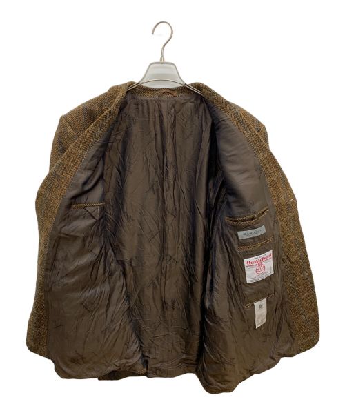 Harris Tweed（ハリスツイード）Harris Tweed (ハリスツイード) MARIO BARUTTI 3Bウールテーラードジャケット ブラウン サイズ:不明の古着・服飾アイテム
