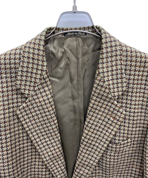 EMPORIO ARMANI（エンポリオアルマーニ）EMPORIO ARMANI (エンポリオアルマーニ) 2Bウールテーラードジャケット ブラウン サイズ:２Bの古着・服飾アイテム