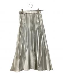 ELLIE（エリー）の古着「プリーツスカート」｜ライトグレー