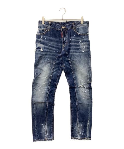 DSQUARED BROTHERS（ディースクエアードブラザーズ）DSQUARED BROTHERS (ディースクエアードブラザーズ) デニムパンツ インディゴ サイズ:50の古着・服飾アイテム