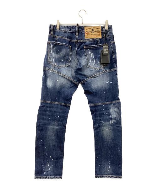 DSQUARED BROTHERS（ディースクエアードブラザーズ）DSQUARED BROTHERS (ディースクエアードブラザーズ) デニムパンツ インディゴ サイズ:50の古着・服飾アイテム