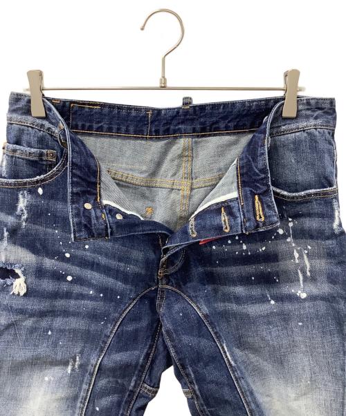 DSQUARED BROTHERS（ディースクエアードブラザーズ）DSQUARED BROTHERS (ディースクエアードブラザーズ) デニムパンツ インディゴ サイズ:50の古着・服飾アイテム