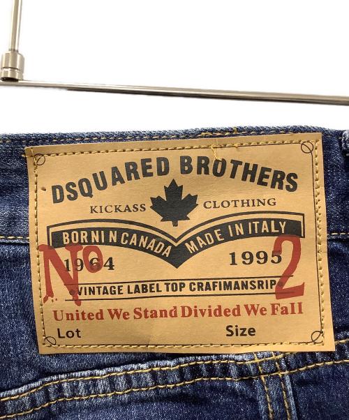 DSQUARED BROTHERS（ディースクエアードブラザーズ）DSQUARED BROTHERS (ディースクエアードブラザーズ) デニムパンツ インディゴ サイズ:50の古着・服飾アイテム