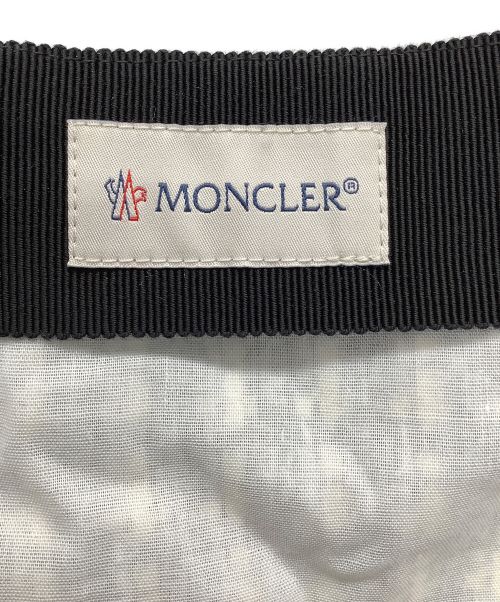 MONCLER（モンクレール）MONCLER (モンクレール) フロントジップ ツイード スカート ブラック サイズ:40の古着・服飾アイテム