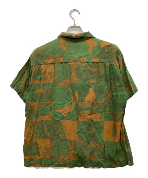 stussy（ステューシー）stussy (ステューシー) Photo film shirt ブラウン×グリーン サイズ:Mの古着・服飾アイテム