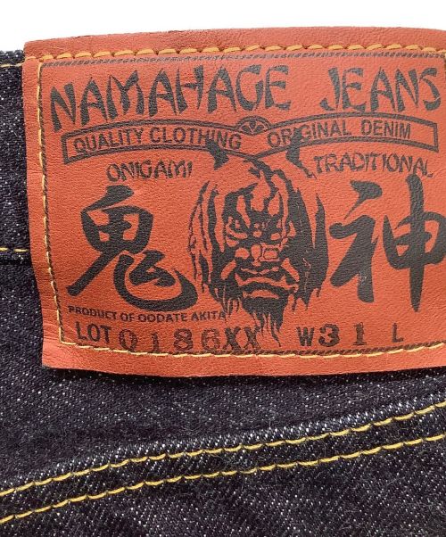 NAMAHAGE JEANS（ナマハゲジーンズ）NAMAHAGE JEANS (ナマハゲジーンズ) デニムパンツ　 赤鬼モデル インディゴ サイズ:78.5cm(W31) 未使用品の古着・服飾アイテム