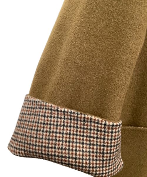 6(ROKU) BEAUTY&YOUTH（ロク ビューティーアンドユース）6(ROKU) BEAUTY&YOUTH (ロク ビューティーアンドユース) REVER SEWING GOWN COAT/コート ブラウン サイズ:36の古着・服飾アイテム