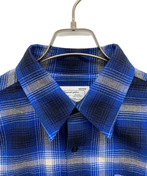 RAFU（ラフ）RAFU (ラフ) STANDARD SHIRT ブルー サイズ:Mの古着・服飾アイテム