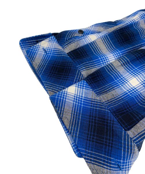 RAFU（ラフ）RAFU (ラフ) STANDARD SHIRT ブルー サイズ:Mの古着・服飾アイテム