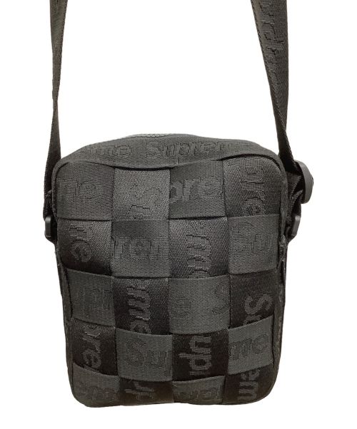 SUPREME（シュプリーム）SUPREME (シュプリーム) Woven Shoulder Bag ブラックの古着・服飾アイテム