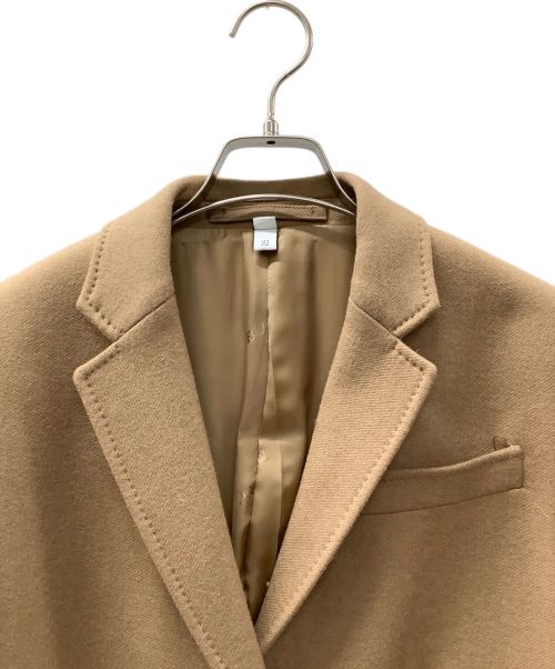 BURBERRY（バーバリー）BURBERRY (バーバリー) ウールロングコート ベージュ サイズ:Freeの古着・服飾アイテム