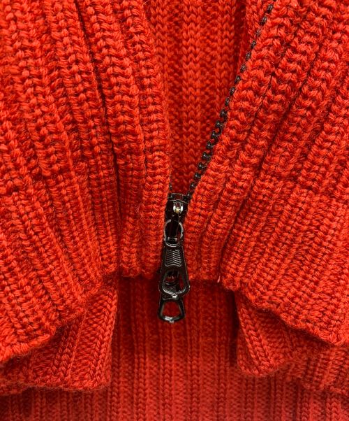 STONE ISLAND（ストーンアイランド）STONE ISLAND (ストーンアイランド) ジップニット レッド サイズ:Sの古着・服飾アイテム
