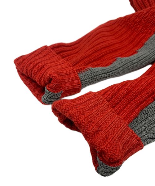 STONE ISLAND（ストーンアイランド）STONE ISLAND (ストーンアイランド) ジップニット レッド サイズ:Sの古着・服飾アイテム