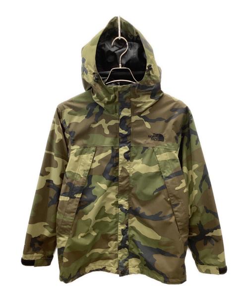 THE NORTH FACE（ザ ノース フェイス）THE NORTH FACE (ザ ノース フェイス) ノベルティスクープジャケット ブラウン×グリーン サイズ:Sの古着・服飾アイテム