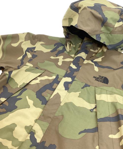 THE NORTH FACE（ザ ノース フェイス）THE NORTH FACE (ザ ノース フェイス) ノベルティスクープジャケット ブラウン×グリーン サイズ:Sの古着・服飾アイテム