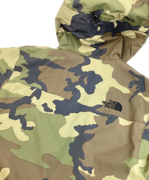 THE NORTH FACE（ザ ノース フェイス）THE NORTH FACE (ザ ノース フェイス) ノベルティスクープジャケット ブラウン×グリーン サイズ:Sの古着・服飾アイテム