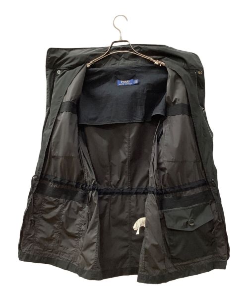 POLO RALPH LAUREN（ポロ・ラルフローレン）POLO RALPH LAUREN (ポロ・ラルフローレン) ミリタリーナイロンジャケット ブラック サイズ:Lの古着・服飾アイテム