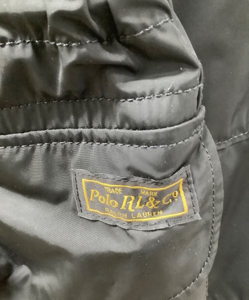 POLO RALPH LAUREN（ポロ・ラルフローレン）POLO RALPH LAUREN (ポロ・ラルフローレン) ミリタリーナイロンジャケット ブラック サイズ:Lの古着・服飾アイテム