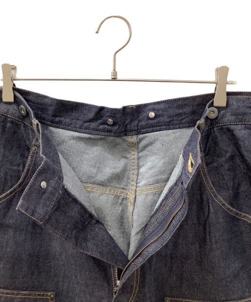 s'yte（サイト）s'yte (サイト) ダブルニーデニムパンツ インディゴ サイズ:Lの古着・服飾アイテム