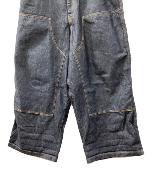 s'yte（サイト）s'yte (サイト) ダブルニーデニムパンツ インディゴ サイズ:Lの古着・服飾アイテム