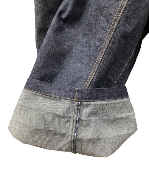 s'yte（サイト）s'yte (サイト) ダブルニーデニムパンツ インディゴ サイズ:Lの古着・服飾アイテム