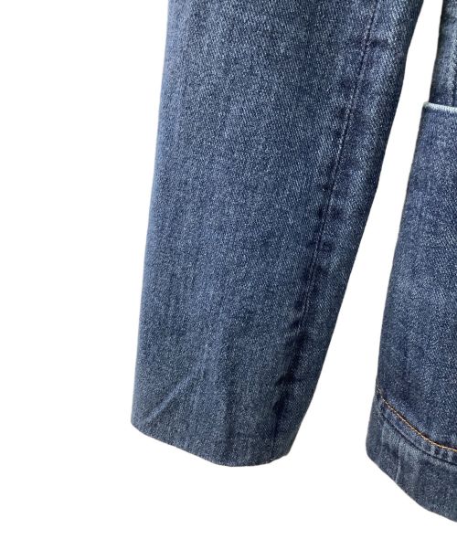 POLO RALPH LAUREN（ポロ・ラルフローレン）POLO RALPH LAUREN (ポロ・ラルフローレン) ダブルブレステッドデニムブレザー インディゴの古着・服飾アイテム