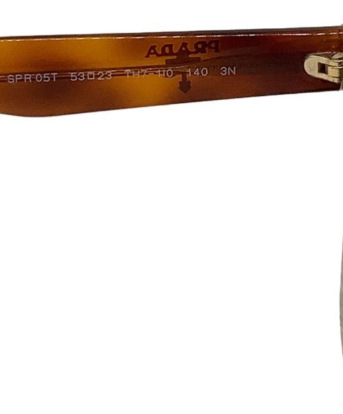 PRADA（プラダ）PRADA (プラダ) サングラス ブラウン サイズ:53口23の古着・服飾アイテム