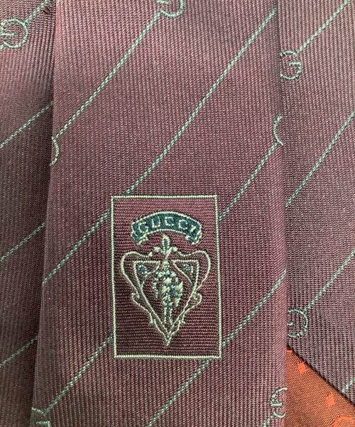 GUCCI（グッチ）GUCCI (グッチ) ネクタイ パープル サイズ:無しの古着・服飾アイテム