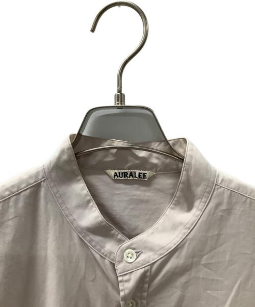 AURALEE（オーラリー）AURALEE (オーラリー) ツイルスリーブレスシャツ ラベンダー サイズ:1の古着・服飾アイテム