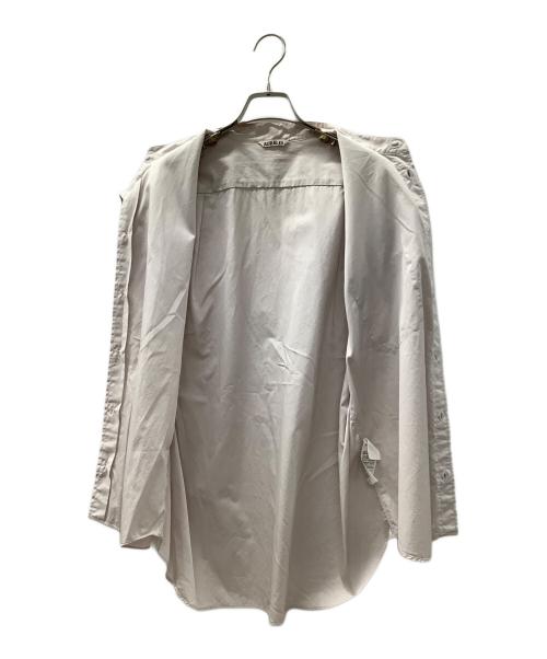 AURALEE（オーラリー）AURALEE (オーラリー) ツイルスリーブレスシャツ ラベンダー サイズ:1の古着・服飾アイテム