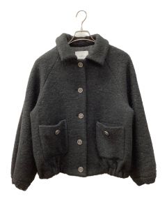 中古・古着通販】Risley (リズレー) ノーカラージャケット ブラック