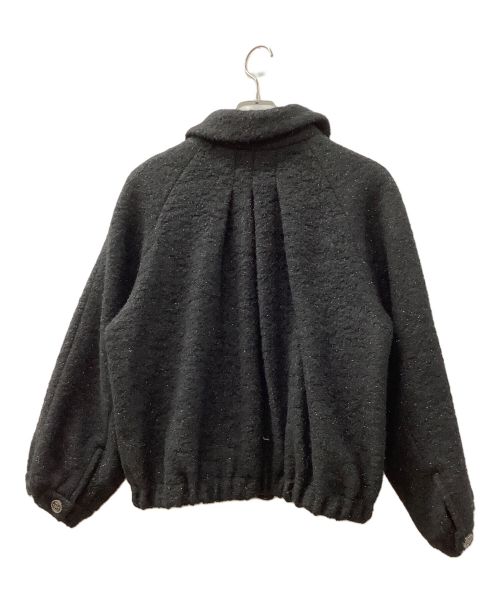 COEL（コエル）COEL (コエル) ラメツイードジャケット ブラック サイズ:38の古着・服飾アイテム